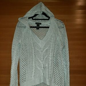 Cute Crocheted long sleeved Sweater Hoodie